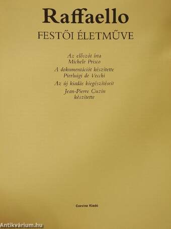 Raffaello festői életműve