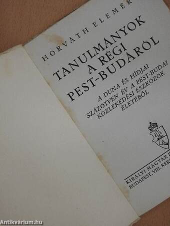 Tanulmányok a régi Pest-Budáról