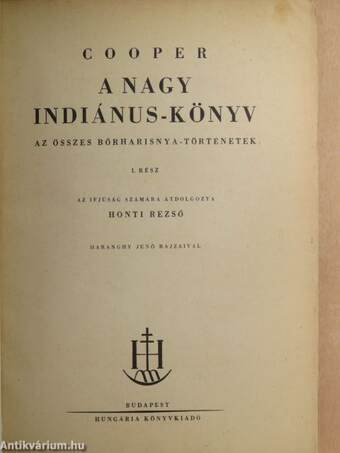 A nagy indiánus-könyv I.