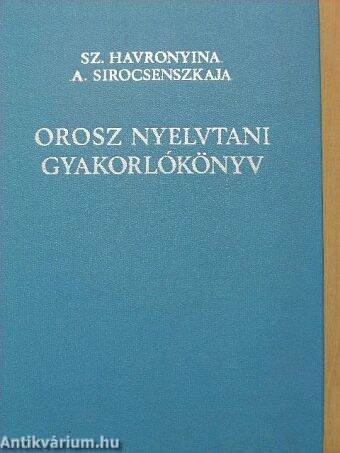 Orosz nyelvtani gyakorlókönyv