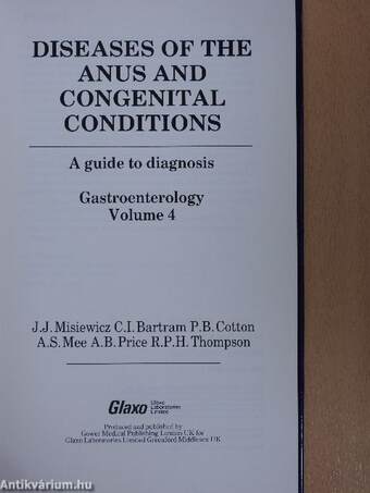 Diseases of the Anus and Congenital Conditions