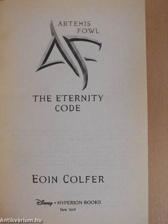 Artemis Fowl - The Eternity Code