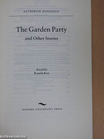 The garden party and other stories