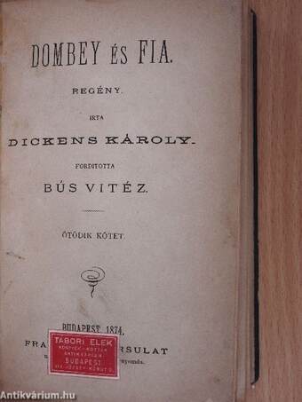 Dombey és Fia I-V.