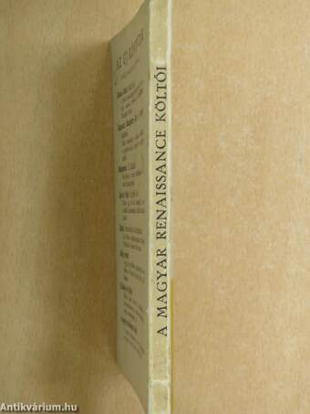 A magyar renaissance költői