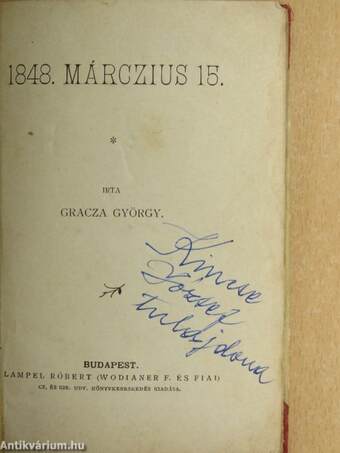 1848. márczius 15./Az élet folytatásokban/Aforizmák és ötletek