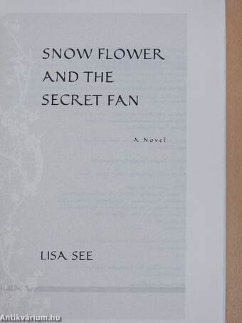 Snow Flower and the Secret Fan