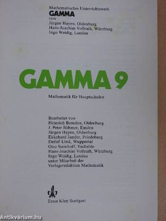 Gamma 9