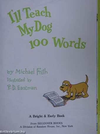 I'll Teach My Dog 100 Words