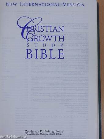 Christian Growth Study Bible