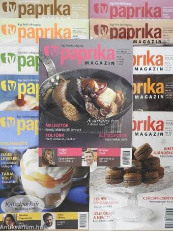 TV Paprika Magazin 2012. (nem teljes évfolyam)