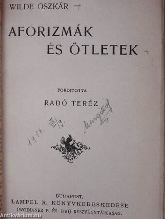 1848. márczius 15./Az élet folytatásokban/Aforizmák és ötletek