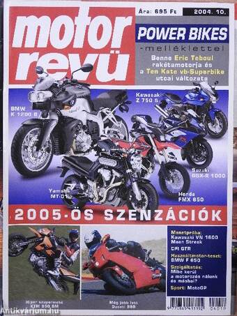 Motorrevü 2004., 2006-2008., 2010 (vegyes számok, 20 db)