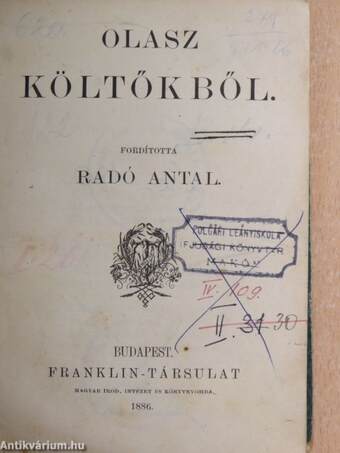 Olasz költőkből