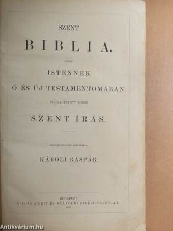 Szent Biblia