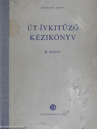 Út-ívkitűző kézikönyv II. (töredék)