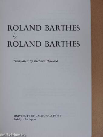 Roland Barthes