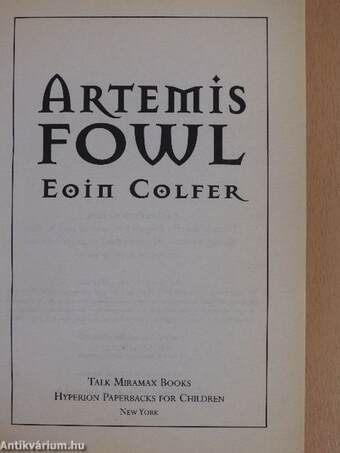 Artemis Fowl