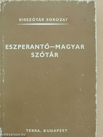 Eszperantó-magyar szótár 