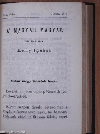 A' magyar magyar 1869-1870/1-18.