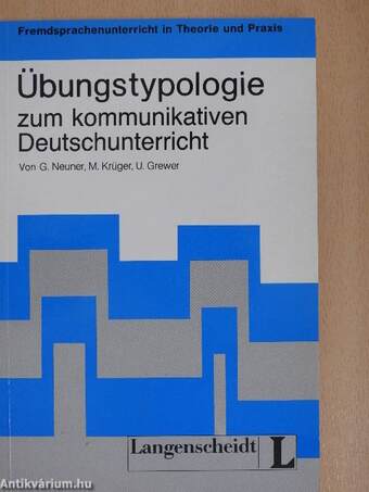 Übungstypologie zum kommunikativen Deutschunterricht