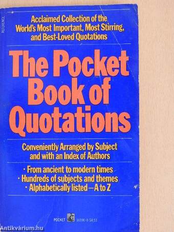 The Pocket Book of Quotations