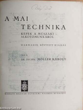 A mai technika