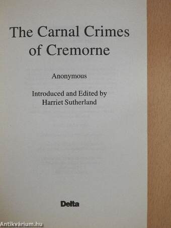 The Carnal Crimes of Cremorne