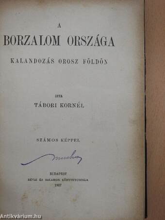 A borzalom országa