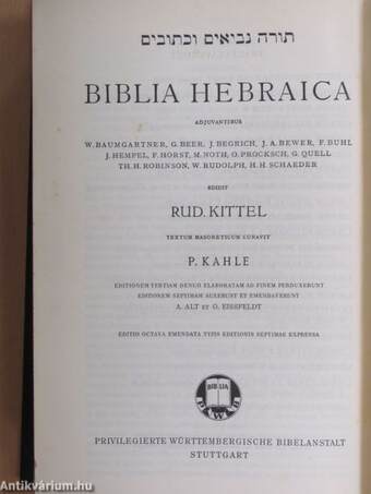 Biblia Hebraica