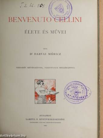 Benvenuto Cellini élete és művei