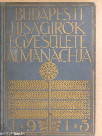 Budapesti Ujságirók Egyesülete Almanachja 1913