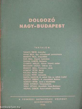 Dolgozó Nagy-Budapest