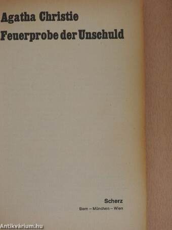 Feuerprobe der Unschuld