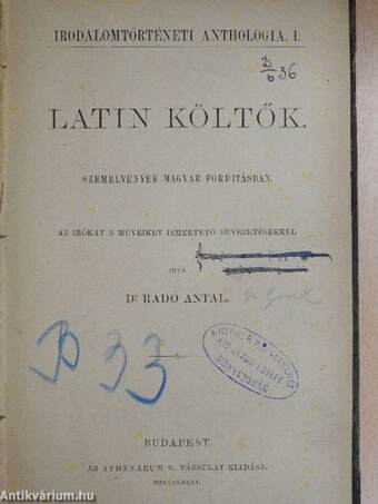 Latin költők