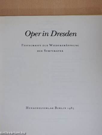 Oper in Dresden
