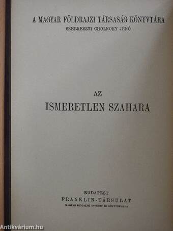 Az ismeretlen Szahara