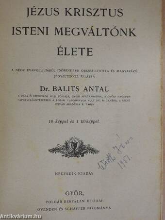 Jézus Krisztus isteni megváltónk élete