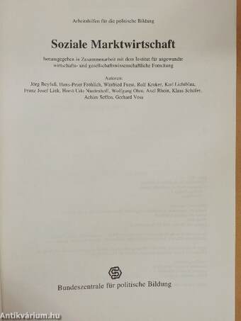 Soziale Marktwirtschaft