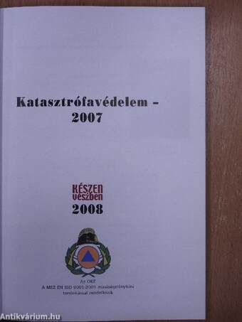 Katasztrófavédelem 2007