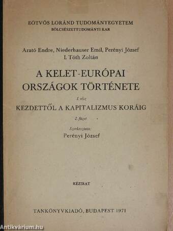 A kelet-európai országok története I/2. (töredék)