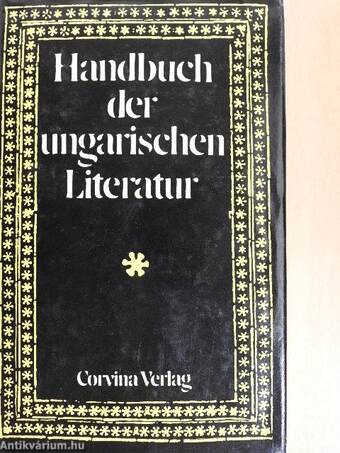 Handbuch der ungarischen Literatur