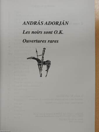 Les noirs sont O.K. (aláírt példány)