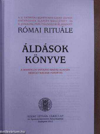 Áldások könyve