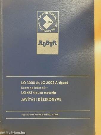 LO 3000 és LO 2002 A típusú haszongépjármű - LO 4/2 típusú motorja 