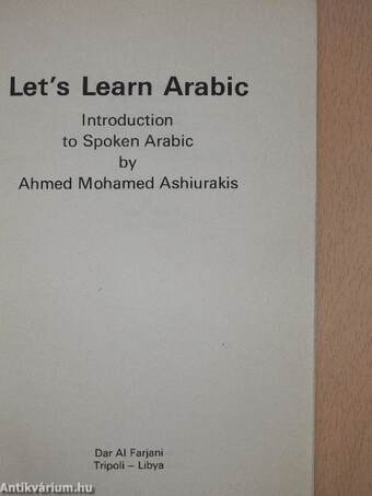 Let's Learn Arabic