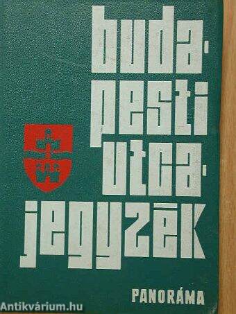 Budapesti utcajegyzék 1974