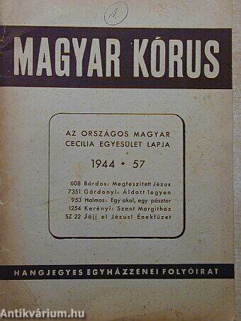 Magyar Kórus 1944. XIV. évf. 3. szám