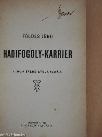 Hadifogoly-karrier