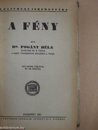 A fény